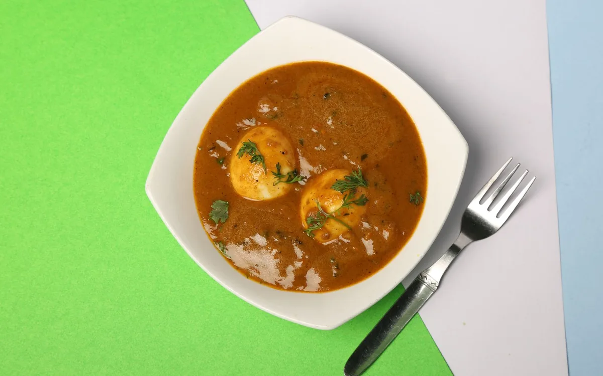 Fried Eggs (Egg Vindaloo) served at Sidai Resort in Naroosura, Narok Kenya