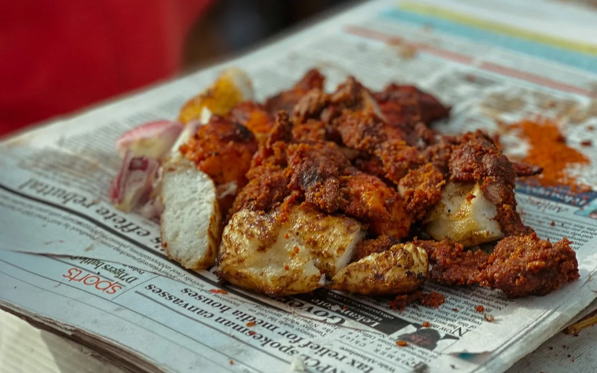 Fried Goat (Portion) served at Sidai Resort in Naroosura, Narok Kenya
