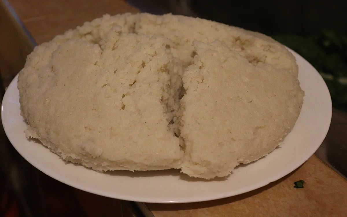 Plain Ugali (White or Wholemeal) served at Sidai Resort in Naroosura, Narok Kenya