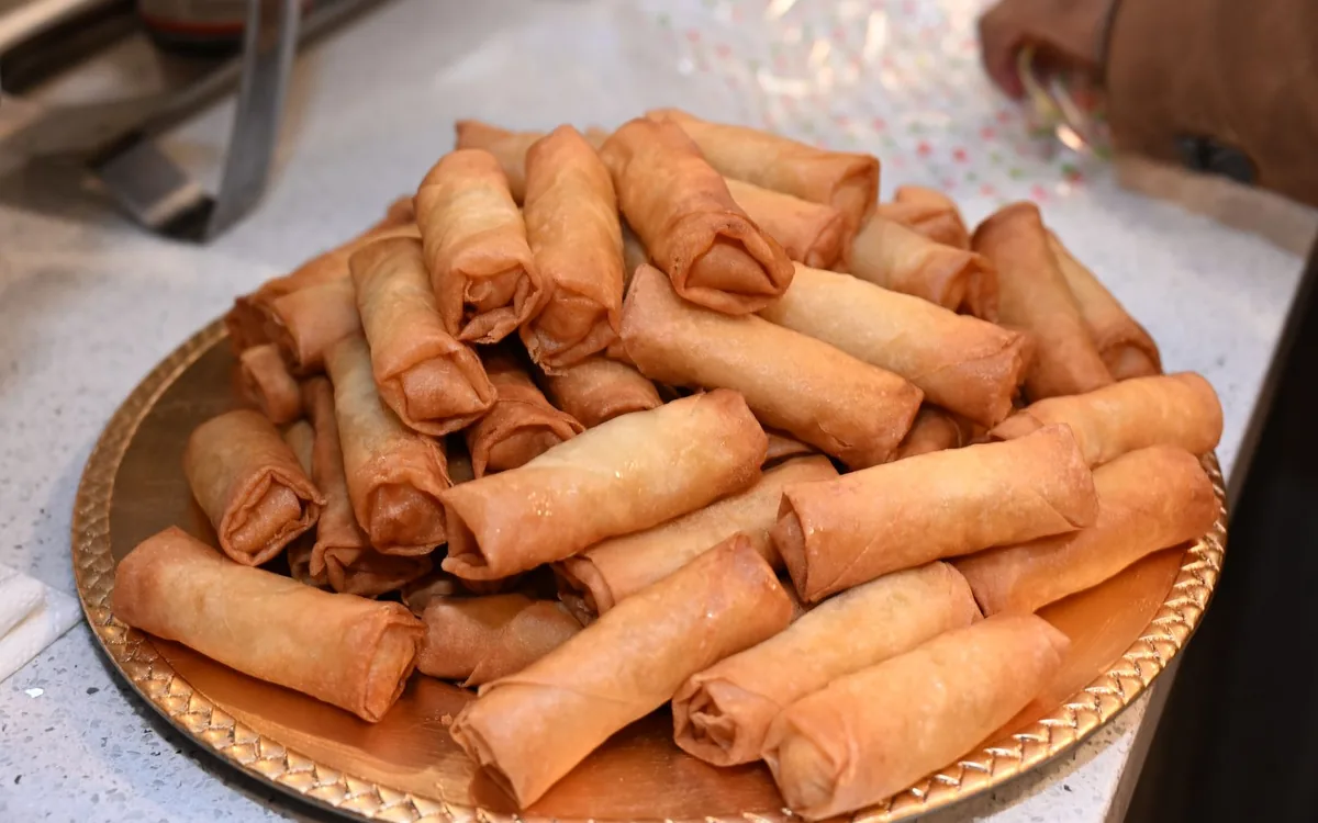 Spring Rolls (4 pc) served at Sidai Resort in Naroosura, Narok Kenya