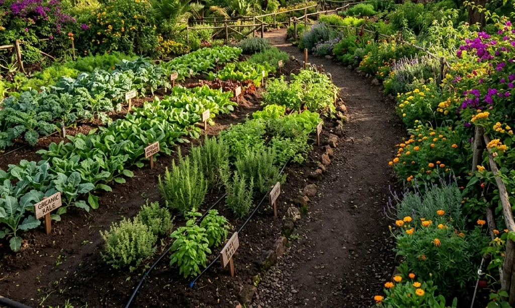 Botanical Garden and Organic Farm at Sidai Resort