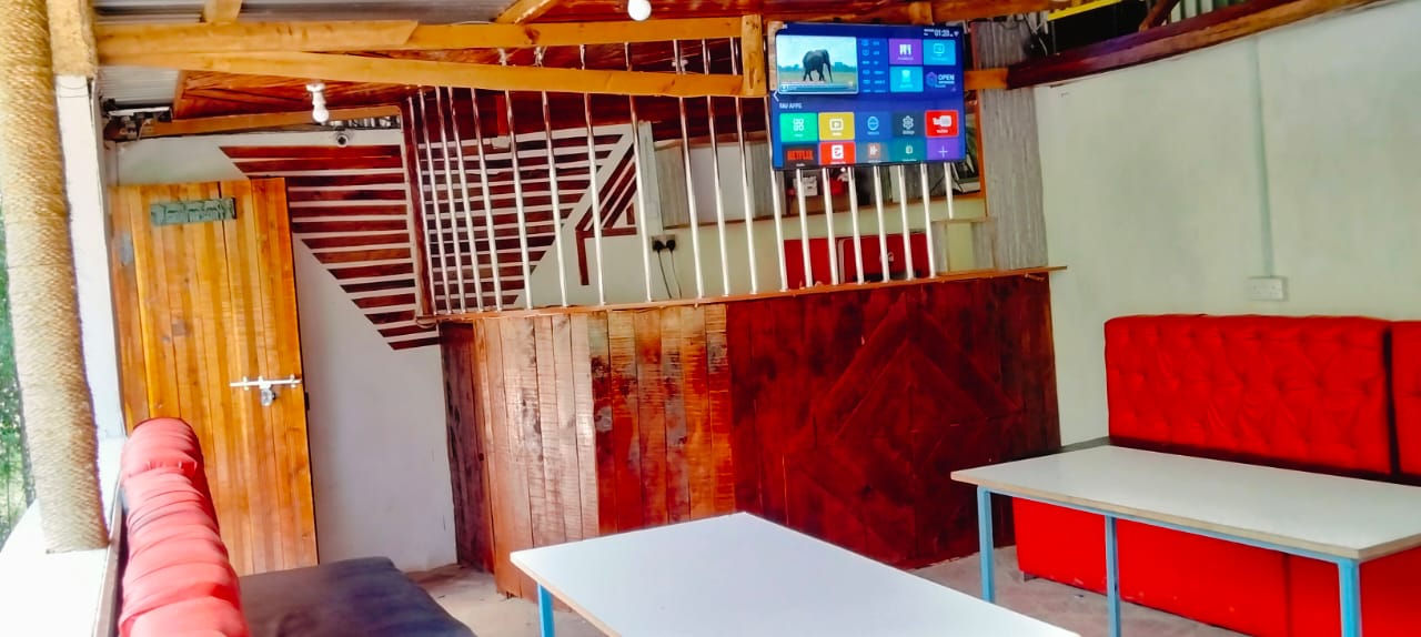 Eoshet shaded sitting area in Naroosura, Narok Kenya